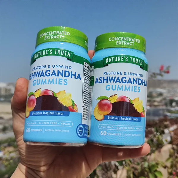 پاستیل آشوگاندا نیچرز تروث 60 عددی Nature’s Truth Ashwagandha Gummies
