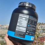 پشت بسته پروتئین وی رول وان 2.24 کیلوگرم طرح جدید – جدول ارزش غذایی و ترکیبات Rule 1 Whey Protein