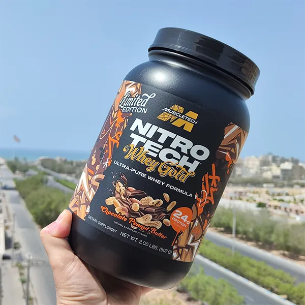 نیتروتک وی گلد 100 درصد ماسل تک 900 گرم – MuscleTech Nitro Tech Whey Gold 2lb