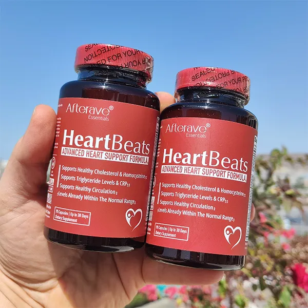 مکمل تقویت قلب هارت‌بیتس افترِیو 90 کپسول – Afterave HeartBeats Advanced Heart Support
