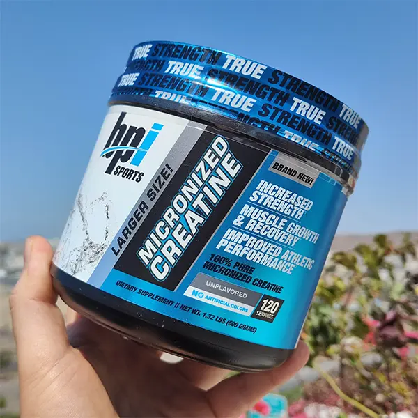 پودر کراتین میکرونایزد BPI Sports وزن 600 گرم بدون طعم 120 سروینگ