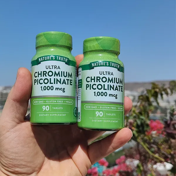 قرص کرومیوم پیکولینات Nature’s Truth دوز 1000 میکروگرم بسته 90 عددی