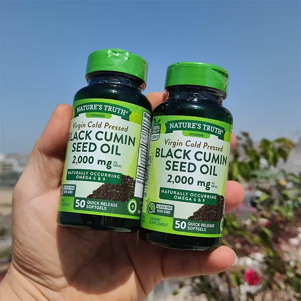 کپسول روغن سیاه دانه 2000 میلی‌گرم نیچرز تروث