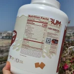 جدول ارزش غذایی پروتئین Bum Itholate وی ایزوله RAW Nutrition