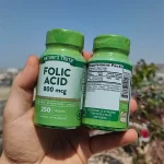 جدول ترکیبات مکمل Folic Acid نیچرز تروث