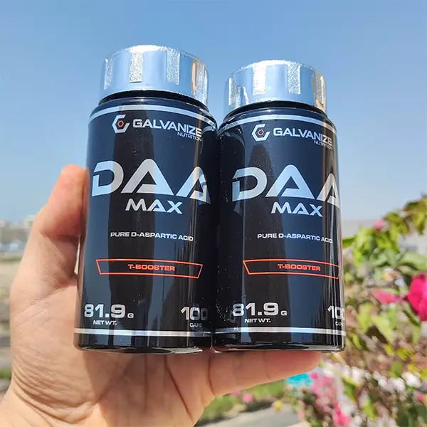 مکمل دی ای ای گالوانایز حاوی دی آسپارتیک اسید Galvanize DAA Max Testosterone Booster
