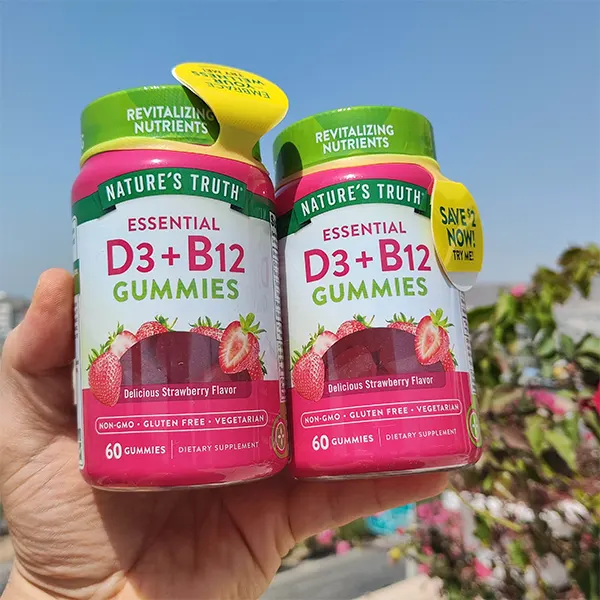 پاستیل ویتامین د3 و ب12 نیچرز تروث Nature’s Truth D3 B12 Gummies