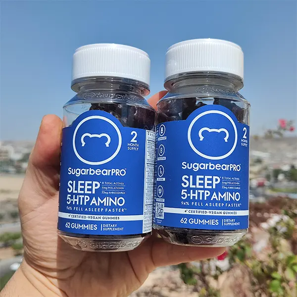 پاستیل خواب شوگربر پرو 5-HTP و ملاتونین 62 عددی
