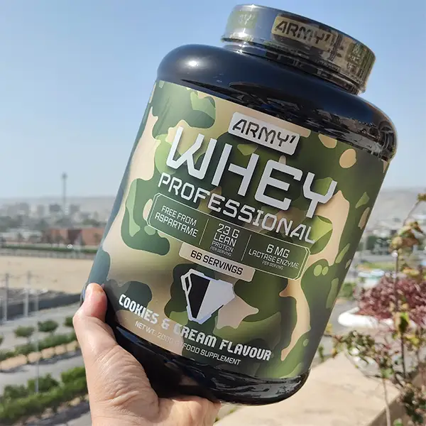 پروتئین وی Army1 Whey Professional وزن ۲ کیلوگرم