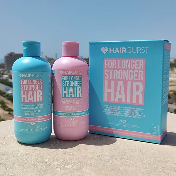 شامپو و نرم‌کننده هیربرست Longer Stronger Hair 350 میل
