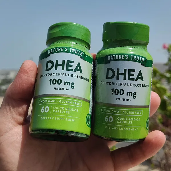 قرص DHEA نیچرز تروث 100 میلی‌گرم 60 کپسولی