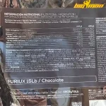 جدول ترکیبات گینر BigMan Furiux Mass 6.8kg
