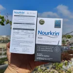 نمای جلوی جعبه قرص نورکرین آقایان ۱۸۰ عددی با ماریلکس ام