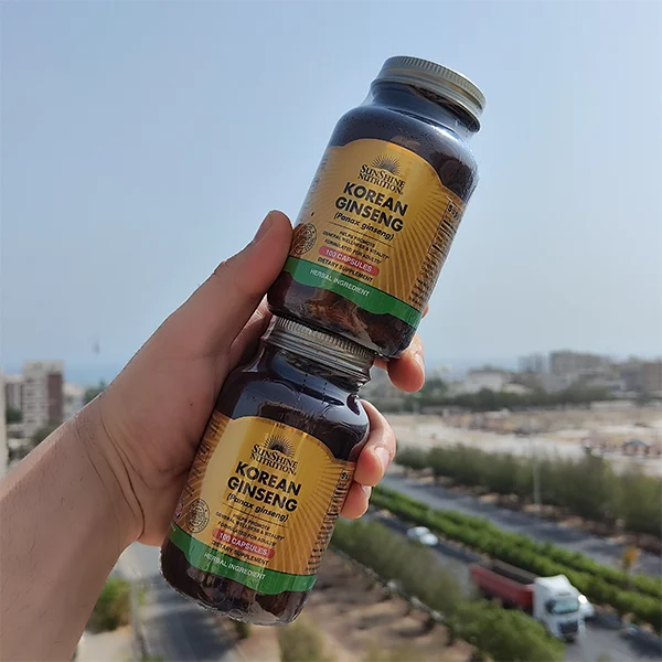 جینسینگ کره ای 100 عددی سان شاین | Sunshine Nutrition Panax Ginseng-سم7شاپ-sam7shop